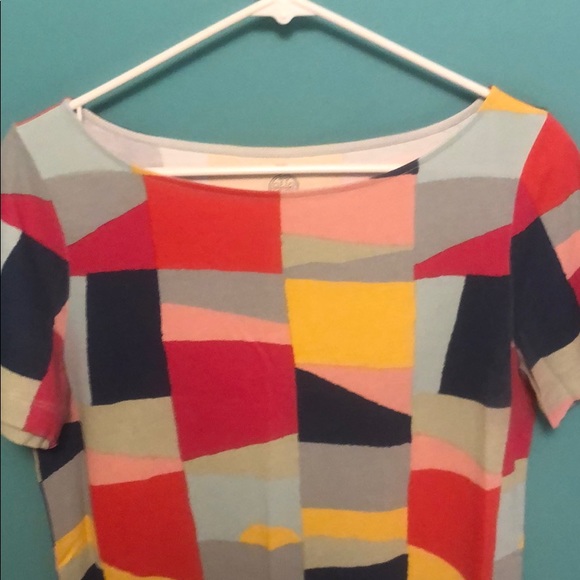 TORY BURCH Kimberly Red Canyon T-Shirt Dress, Med - Picture 3 of 5